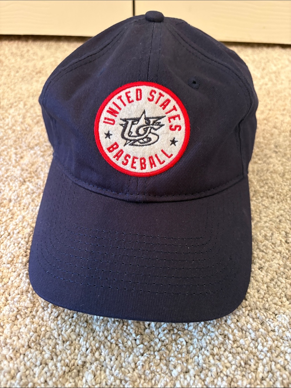 Navy Cotton Cap